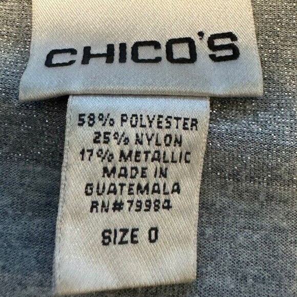 Chico's Open Cardigan Long Sleeve Woman’s Size XS/4 - Picture 2 of 2